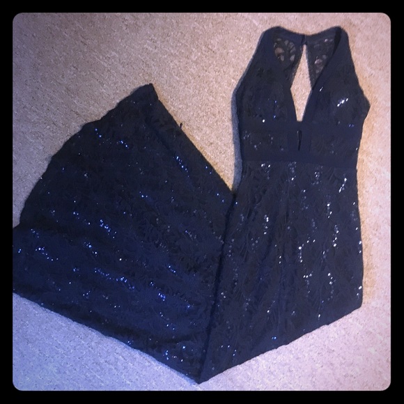 B Darlin Dresses & Skirts - Navy Blue Formal Mermaid Gown